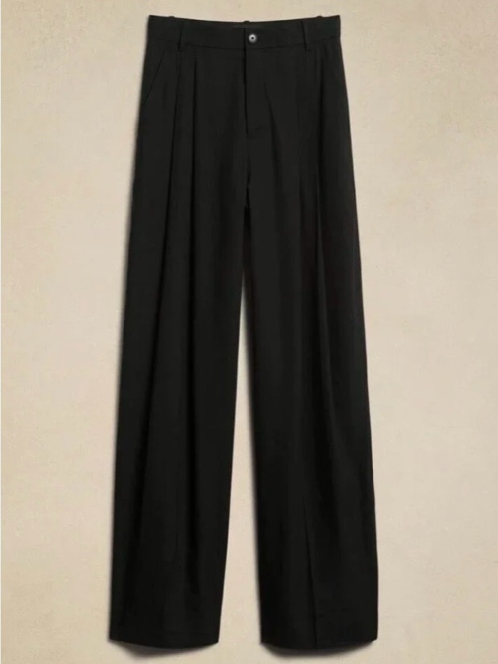 Banana Republic | Black High Rise Wide Leg Pant | Size 18